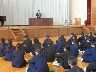 校長先生のお話