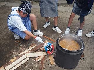 カレーづくり